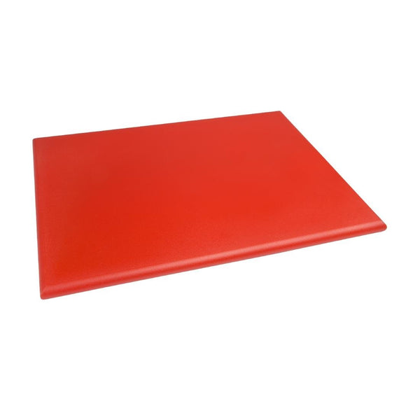 Hygiplas Extra Thick High Density Chopping Board Red - 600x450x25mm J047 - Whisk Hospitality - J047