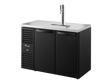 True Refrigeration Keg Chiller / Dispenser Black Ext 2 Solid Swing Doors - TDR48 - RISZ1 - L - B - SS - 2 - Whisk Hospitality - TDR48-RISZ1-L-B-SS-2