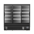 Bonvue 4 Shelves Open Chiller with Tempered Glass Doors - OD - 2080P - Whisk Hospitality - OD-2080P