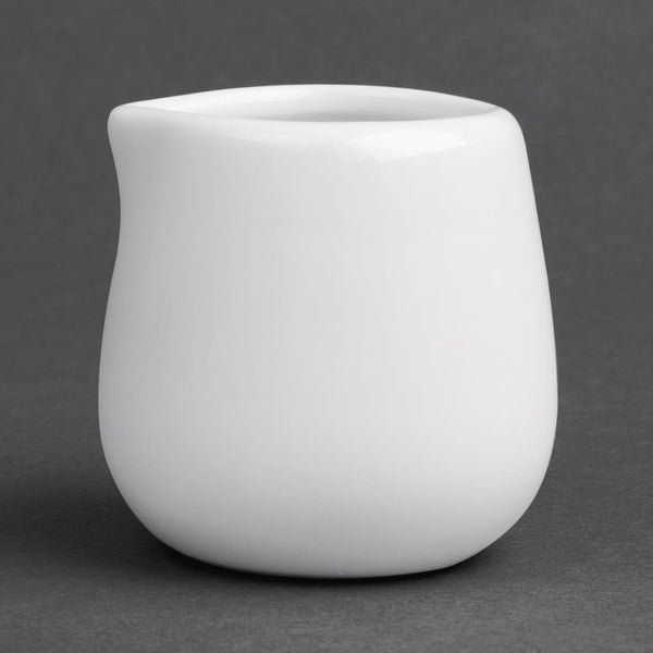 Olympia Whiteware Cream/Milk Jug - 1.5oz (Box 12) C203 - Whisk Hospitality - C203