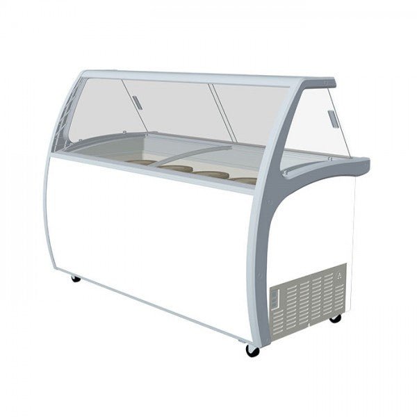 Exquisite Ice Cream Display with Glass Canopy - SD575S2 - Whisk Hospitality - SD575S2