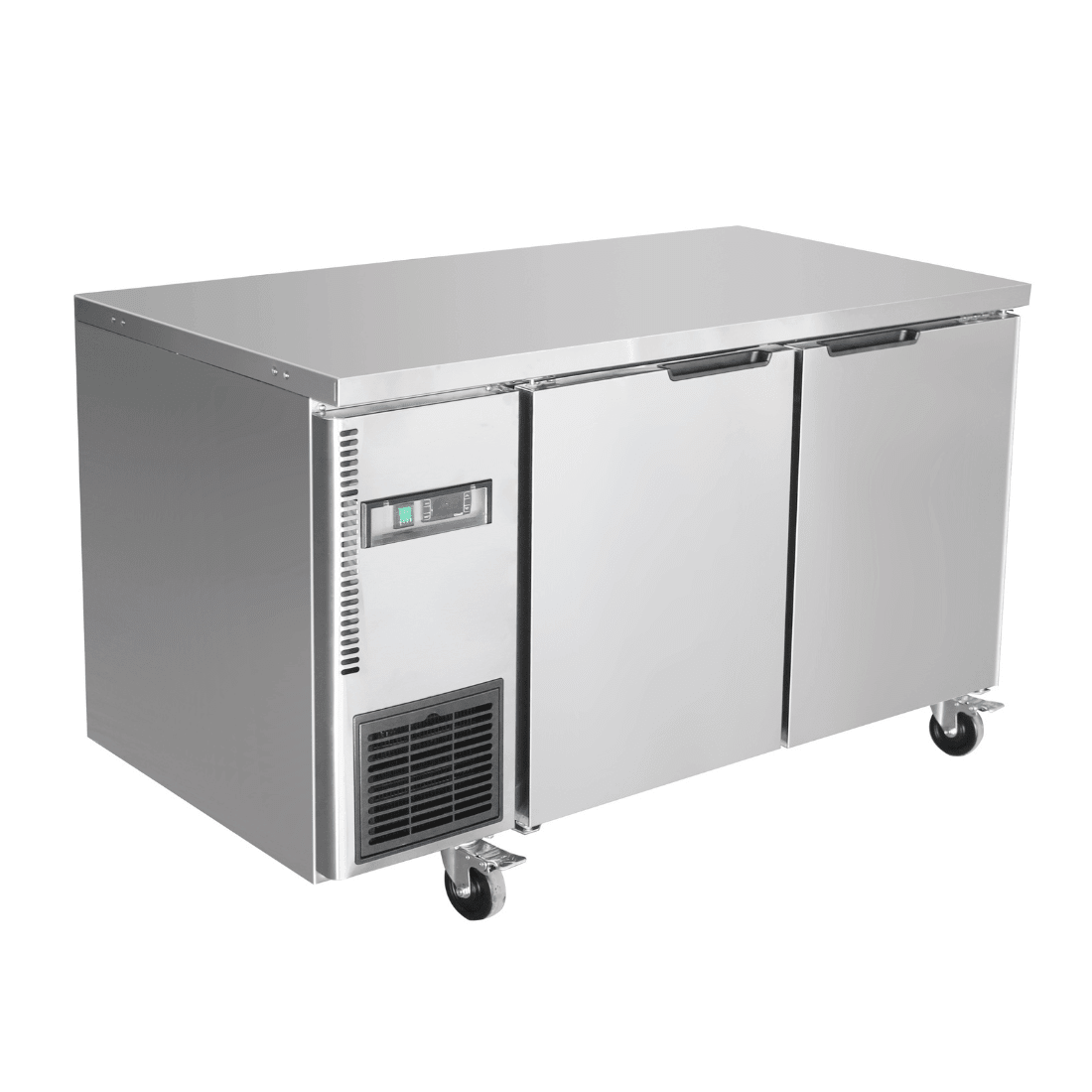 Thermaster Stainless Steel Double Door Workbench Freezer - TL1200BT - Whisk Hospitality - TL1200BT