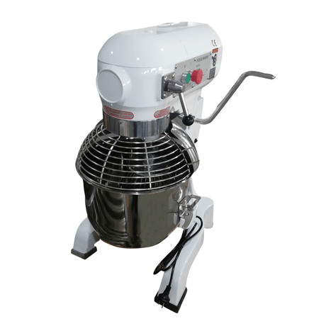 AG 20 Litre Planetary Food & Dough Mixer P20 - Whisk Hospitality - P20