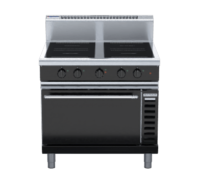 Waldorf Bold Inb8410Ecr5 900Mm Induction Range Convection Oven - Whisk Hospitality - INB8410ECR5