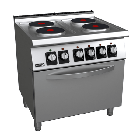 Fagor Kore 700 Series Electric 4 Burners with oven C - E741 - Whisk Hospitality - C-E741