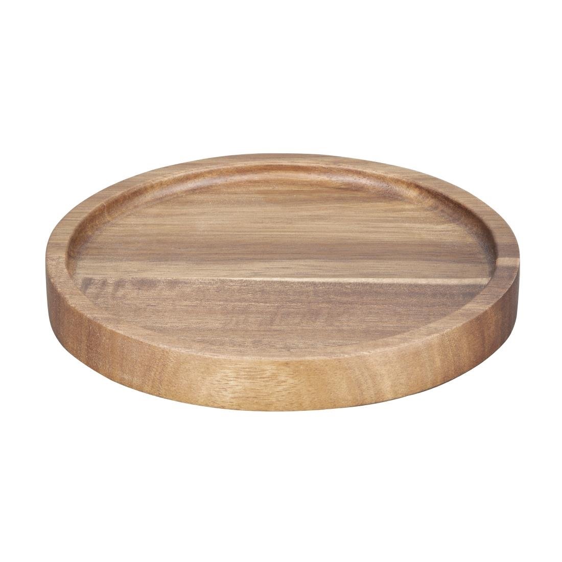 Olympia Acacia Round Plate - 150mm FT610 - Whisk Hospitality - FT610