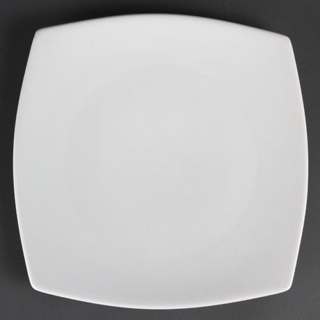 Olympia Whiteware Rounded Square Plate - 27cm 10 3/4" (Box 6) CB493 - Whisk Hospitality - CB493