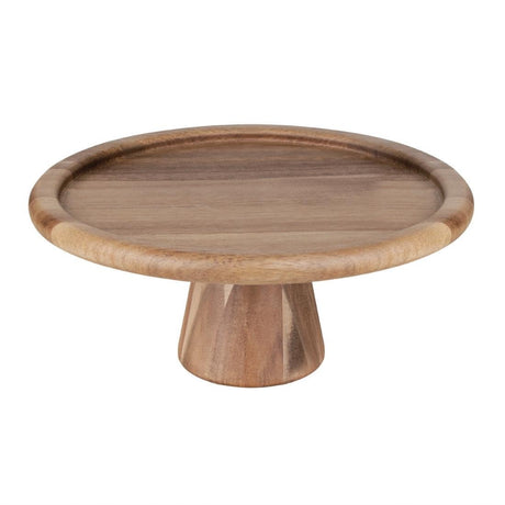 Olympia Acacia Cake Stand - 305x127mm FE150 - Whisk Hospitality - FE150