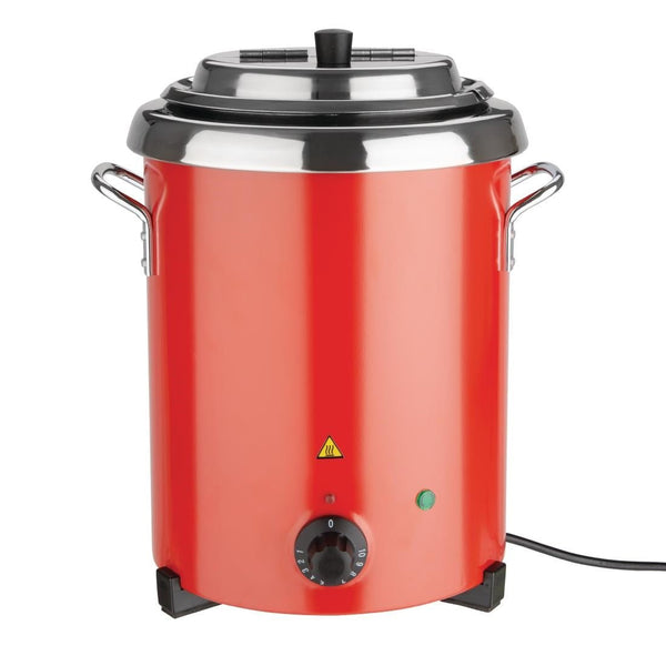 Apuro Soup Kettle Red with handles GH227 - A - Whisk Hospitality - GH227-A