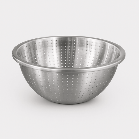 Colander - S/S - Perforated - 240mm(˜) - Whisk Hospitality - 395908