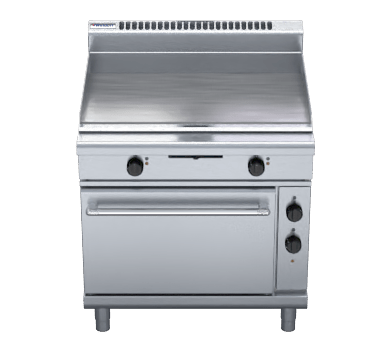 Waldorf 800 Series Gp8910Ec 900Mm Electric Griddle Convection Oven Range - Whisk Hospitality - GP8910EC