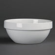 Olympia Whiteware Stacking Bowl White - 145mm 5 3/4" 540ml (Box 12) CE530 - Whisk Hospitality - CE530