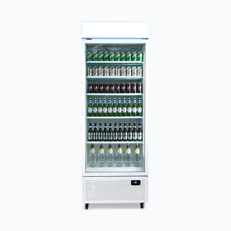 Bromic Upright Display Fridge - 659L - 1 Door - Flat Glass - Lighbox - Whisk Hospitality - GM0690LW