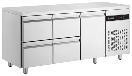 Inomak Under Bar Fridge 1 Door 4 Drawers UBD4000 - Whisk Hospitality - UBD4000