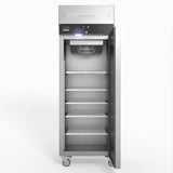 AG 429 Litre Upright Single Door Stainless Steel Door Fridge GNX400TN - Whisk Hospitality - GNX400TN