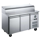 FED - X S/S Two Door Sandwich Counter - XSS8C15S2V - Whisk Hospitality - XSS8C15S2V