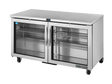 True Refrigeration Undercounter Foodservice Refrigerator, 2 Glass Swing Doors - TUC - 60G - HC - FGD01 - Whisk Hospitality - TUC-60G-HC-FGD01
