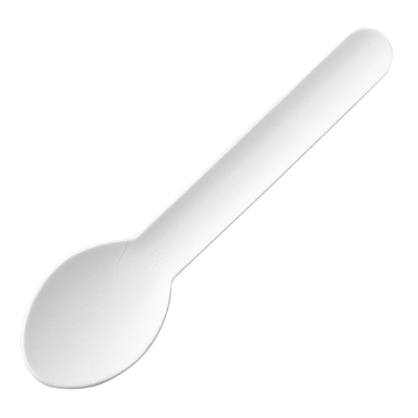 Fiesta Compostable Paper Tea Spoon - 132mm (Pack 100) HT486 - Whisk Hospitality - HT486