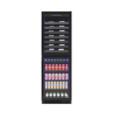 Vinotemp Butler Series Dual - Zone Wine & Beverage Centre – 98 Bottles & 200 Cans - Whisk Hospitality - EL-100WBC-TS