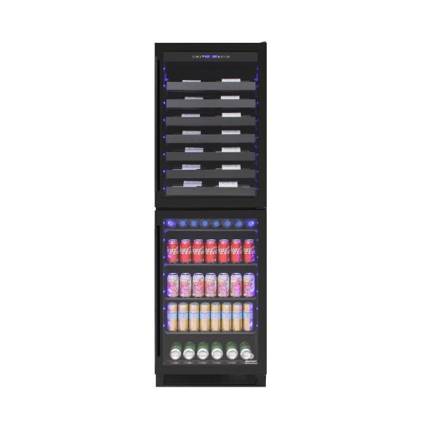 Vinotemp Butler Series Dual - Zone Wine & Beverage Centre – 98 Bottles & 200 Cans - Whisk Hospitality - EL-100WBC-TS