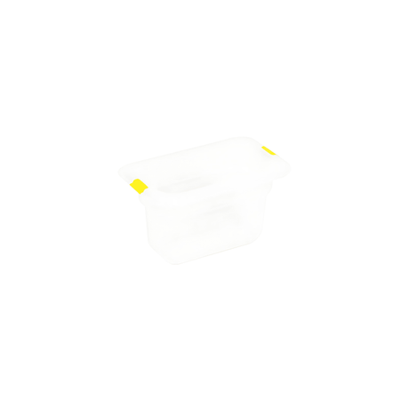 Gastronorme Pan - PolyPropylene - 1/9 - with Lid / 65mm - Whisk Hospitality - 75986