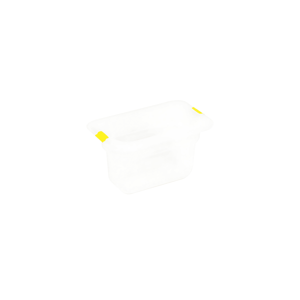 Gastronorme Pan - PolyPropylene - 1/9 - with Lid / 65mm - Whisk Hospitality - 75986