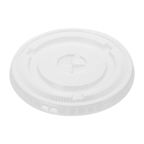 Fiesta Recyclable rPET Flat Lid - 340/455/600ml Cup (Pack 400) HU062 - Whisk Hospitality - HU062