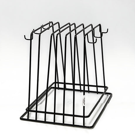 Cutting Board Rack - S/S - Black - with Hooks - CBS-1218 - Whisk Hospitality - 70283