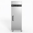 AG 429 Litre Upright Single Door Stainless Steel Door Fridge GNX400TN - Whisk Hospitality - GNX400TN