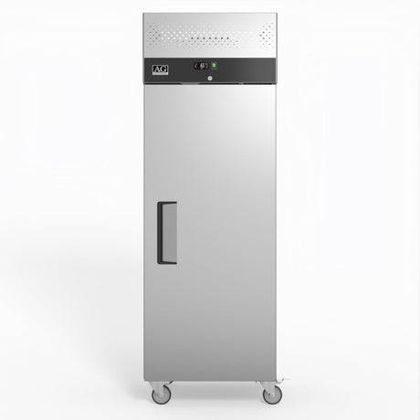 AG 429 Litre Upright Single Door Stainless Steel Door Fridge GNX400TN - Whisk Hospitality - GNX400TN