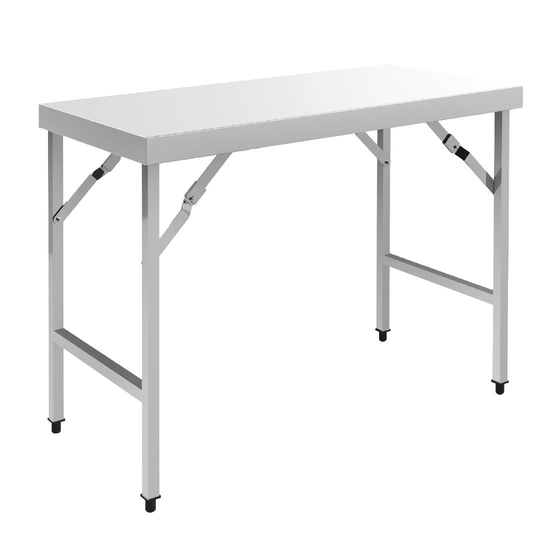 Vogue Folding Table St/St - 1200x600x900mm 47 1/4x 23 1/2 x 35 1/2" CB905 - Whisk Hospitality - CB905