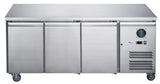 FED - X S/S Three Door Bench Freezer - XUB6F18S3V - Whisk Hospitality - XUB6F18S3V