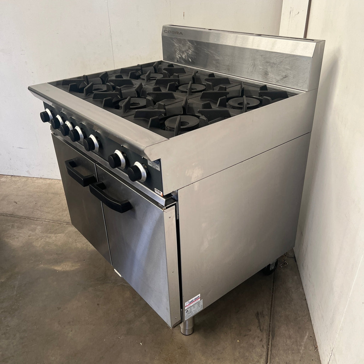 Cobra CR9DF 6 Burner Range Oven - Whisk Hospitality - 871028