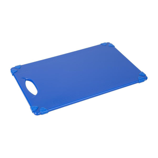 Hygiplas Commercial Grip Chopping Board Blue - 458x306x12mm HW006 - Whisk Hospitality - HW006