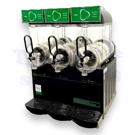 BRAS FBM3 Black Slushie Machine - 3 x 10L - Whisk Hospitality - 1002158005