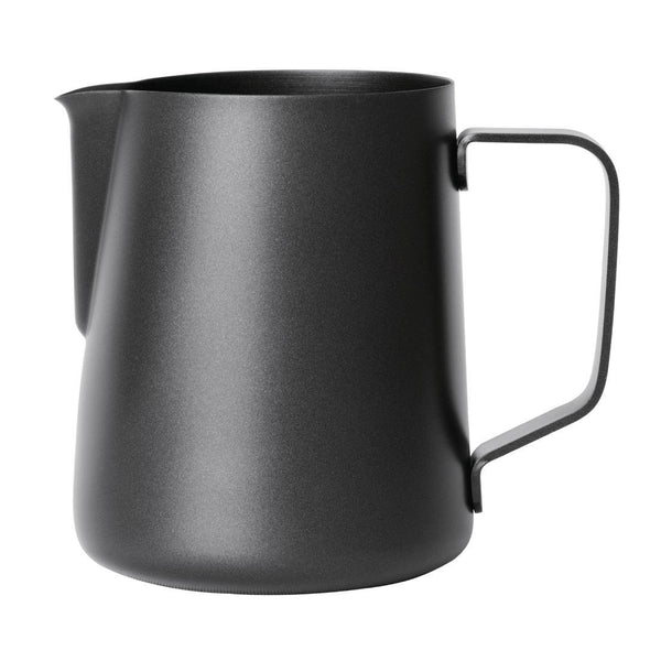 Olympia Black Non - Stick Milk Jug - 20oz CM607 - Whisk Hospitality - CM607