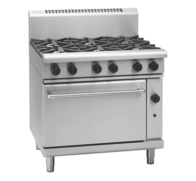 Waldorf 800 Series Rnl8619G 900Mm Gas Range Static Oven Low Back Version - Whisk Hospitality - RNL8619G