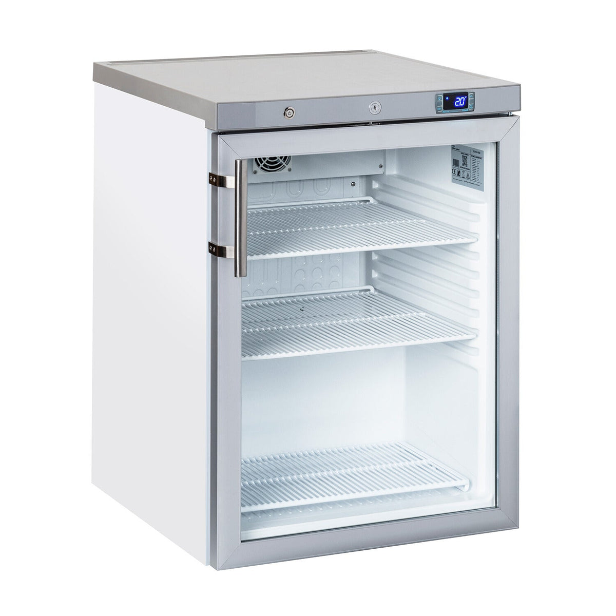 Anvil Fridge Undercounter Glass Door FBCG2202 - Whisk Hospitality - FBCG2202