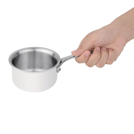 Vogue Tri Wall Mini Saucepan 90mm ; 0.33L GG025 - Whisk Hospitality - GG025