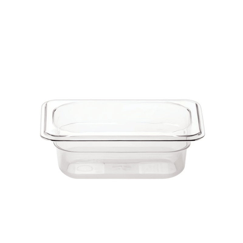 Gastronorme Pan - PolyCarbonate - 1/9 - Clear / 65mm - Whisk Hospitality - 398750