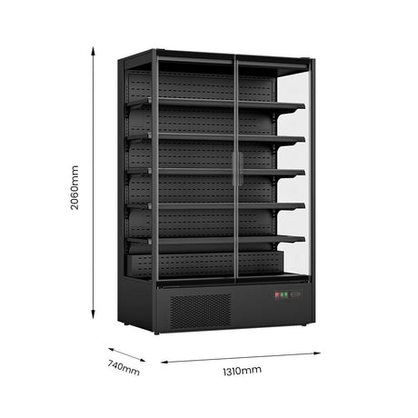 Thermaster Supermarket Panorama 2 Door Chiller Display - DC - 125B - Whisk Hospitality - DC-125B