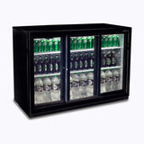 Bromic Back Bar Fridge - 307L - 3 Doors - Sliding - Whisk Hospitality - BB0330GDS-NR-1
