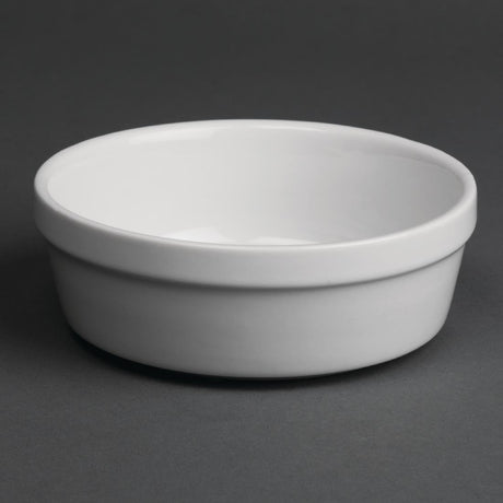 Olympia Whiteware Round Pie Bowl - 41x119x119mm 1.6x4.6x4.6" (Box 6) DK808 - Whisk Hospitality - DK808