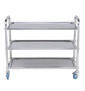Anvil Stainless Steel 3 Tier Trolley TRS0003 - Whisk Hospitality - TRS0003