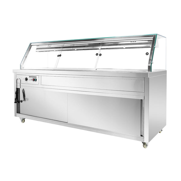 Thermaster Wet and Dry Bain Marie Display 6x1/1 GN Pans PG210FE-XG - Whisk Hospitality - PG210FE-XG