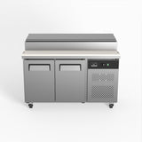 AG 2 Door Saladette Fridge €“ Fits 7 x 1/3 GN Trays SH2000 - 700 - Whisk Hospitality - SH2000-700