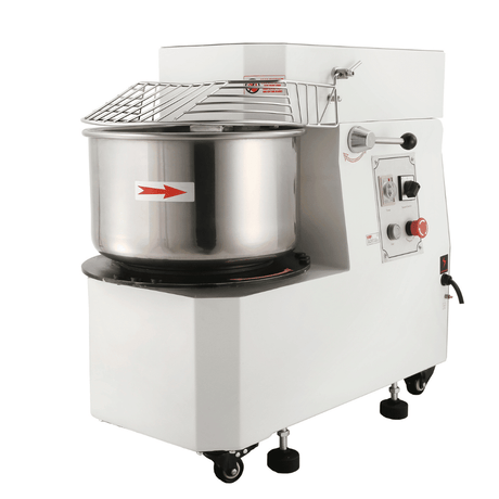 Yasaki Tilting Head Removable Bowl 20L Spiral Mixer HTD - 20L - Whisk Hospitality - HTD-20L