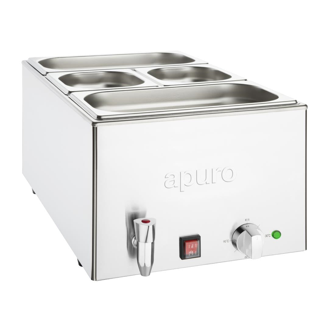 Apuro Bain Marie with Tap & Pans FT692 - A - Whisk Hospitality - FT692-A
