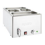 Apuro Bain Marie with Tap & Pans FT692 - A - Whisk Hospitality - FT692-A