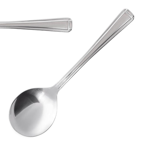 Olympia Harley Soup Spoon St/St (Box 12) D696 - Whisk Hospitality - D696